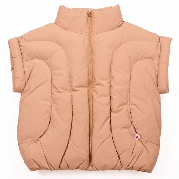 Simply Southern Jackets & Blazers - New Simply Southern Brown Teddy Caramel Puffer Vest